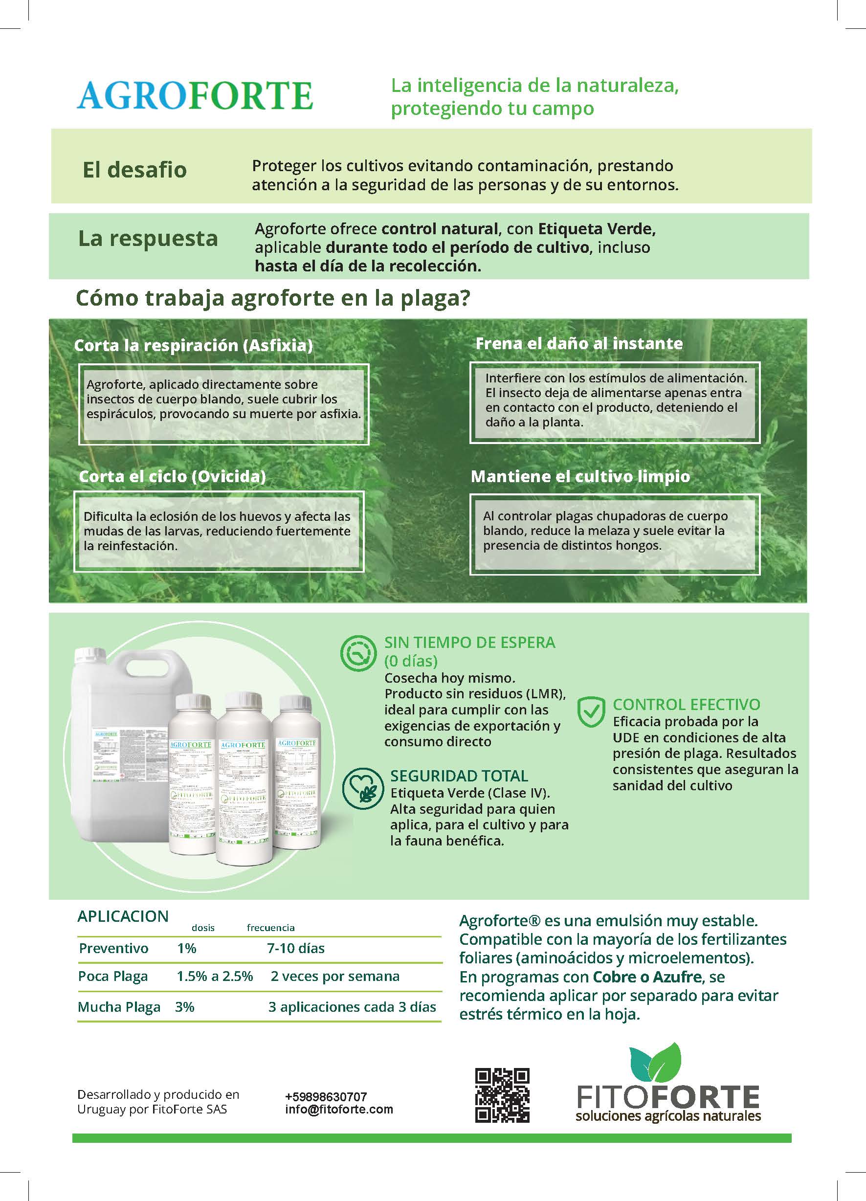 Folleto Agroforte - Información completa del producto